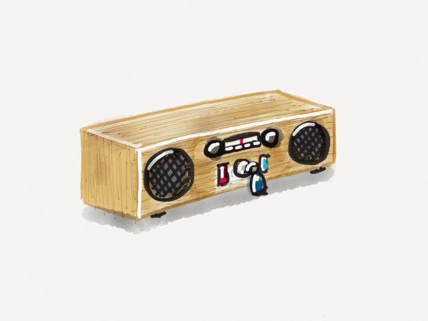 Simple radio sketch