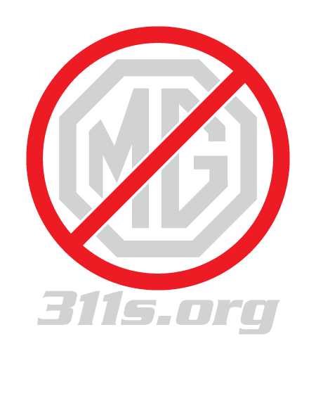 311s.org Not MG sticker